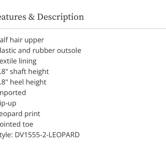 Dolce Vita Leopard Booties. Brand new! - Picture 8 of 8